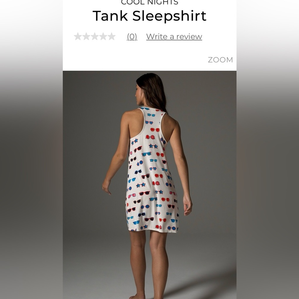 NWT! Soma cool nights tank sleepshirt - Picture 4 of 8